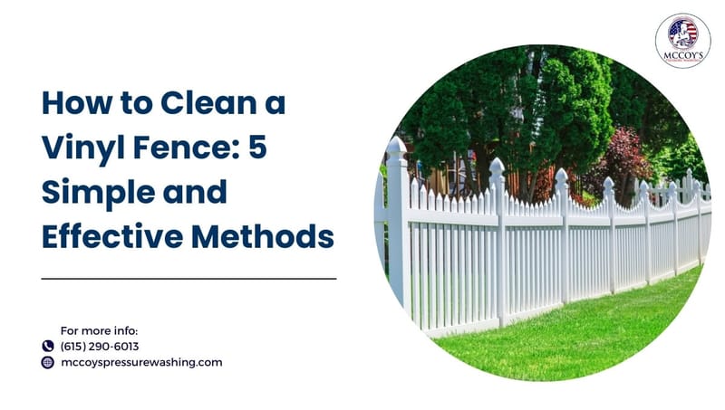 how to clean white vinyl fence 3