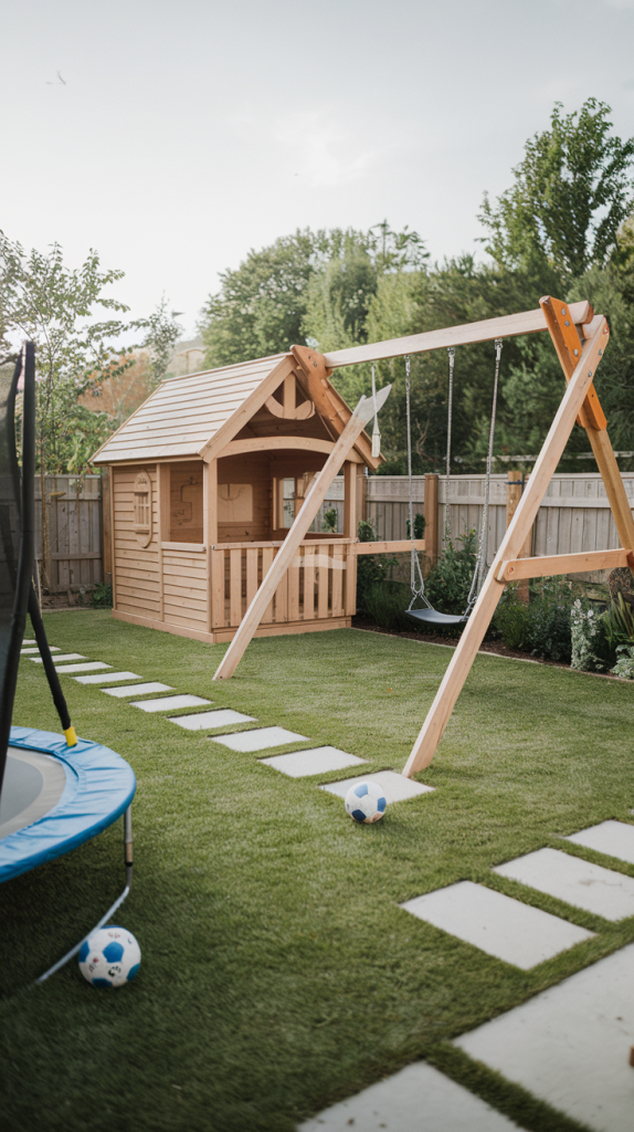 how to create a family-friendly backyard 2