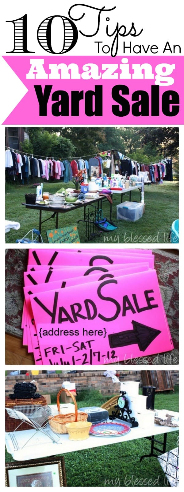 how to have a good yard sale 1