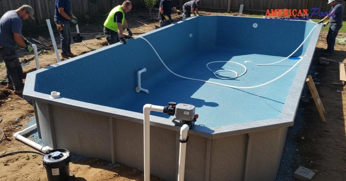 how to install a fiberglass swimming pool 4