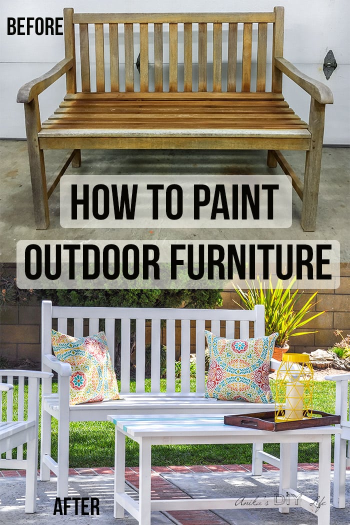 how to repaint patio furniture 1