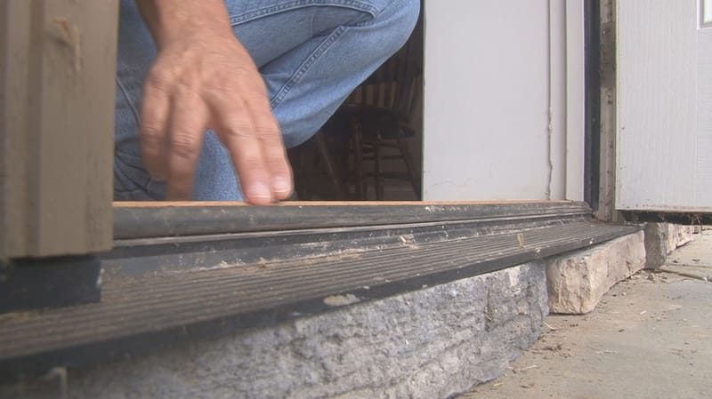 how to seal patio door 3