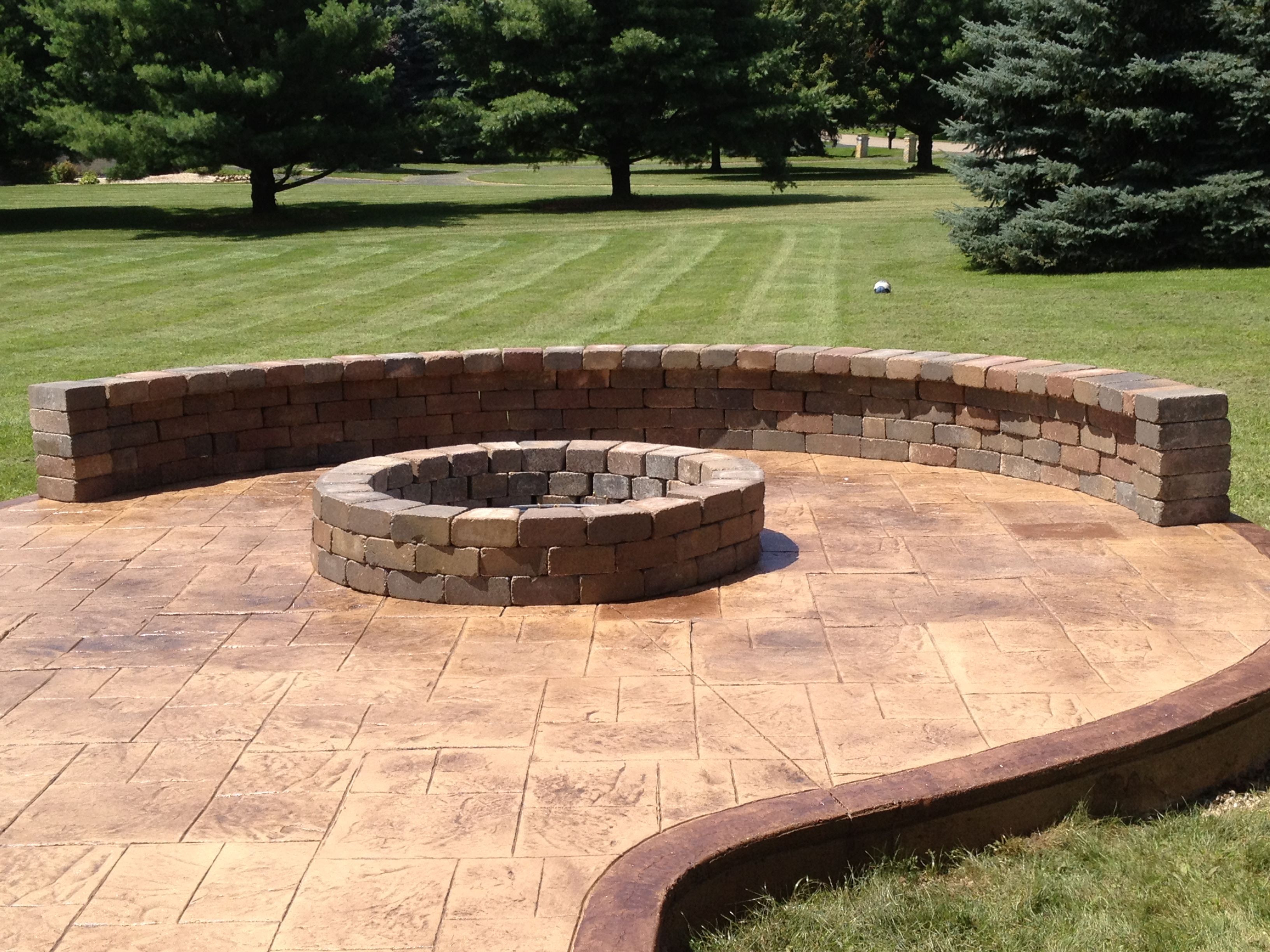 Keeping Your Concrete Patio Happy and Safe Around the Fire Pit 2