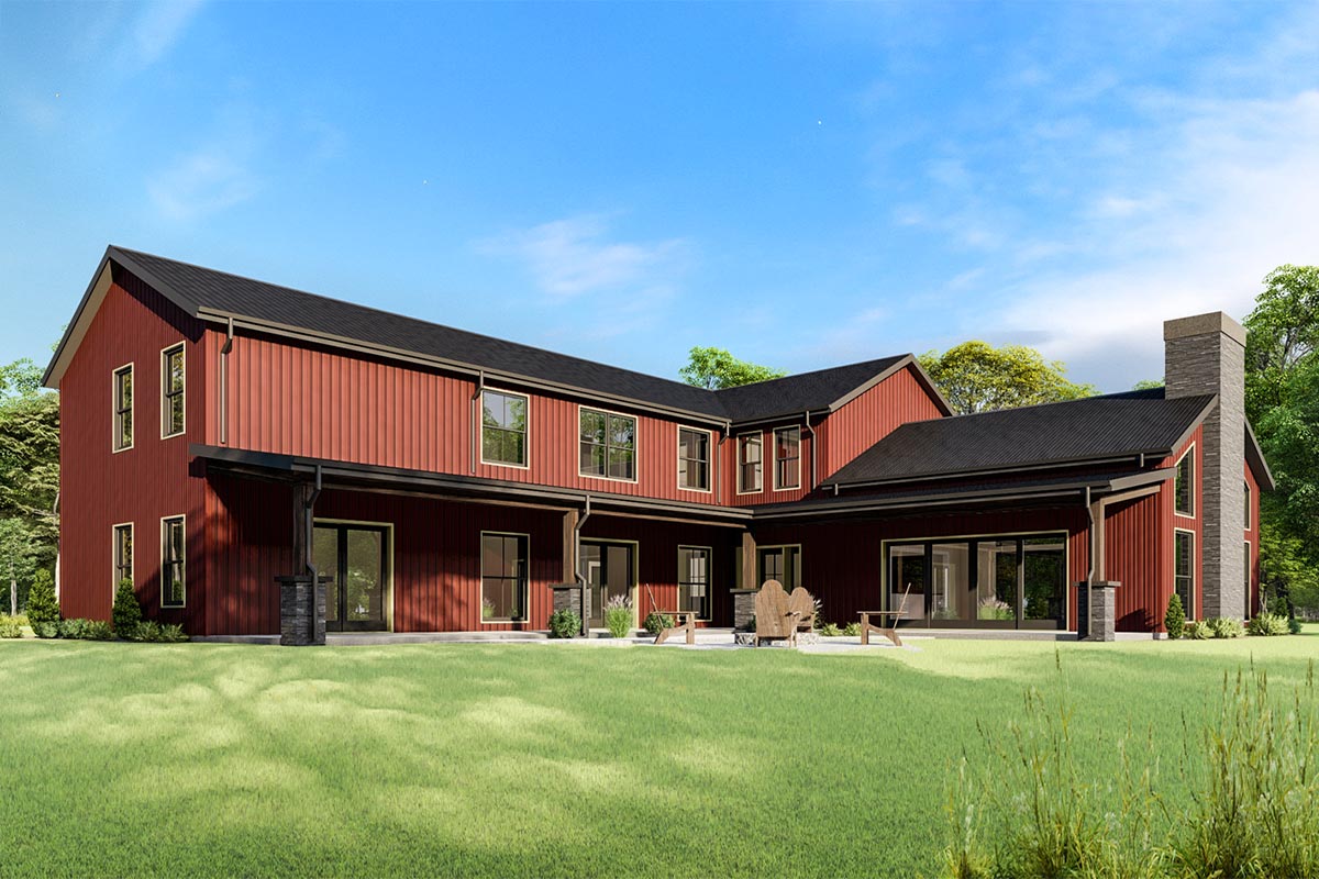 l shaped ranch style house 4