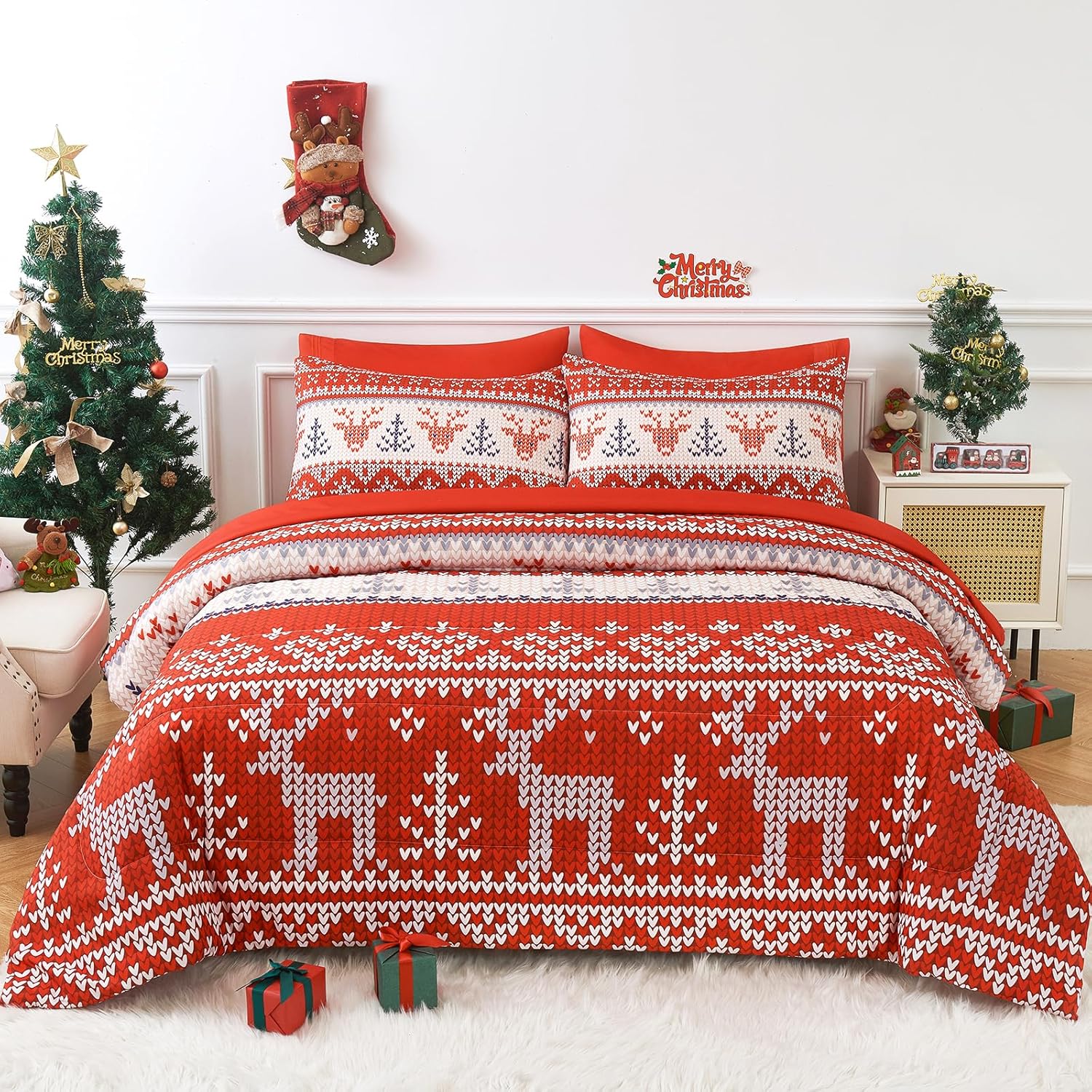 Make Your King Size Bed the Star of Your Holiday Decor 2