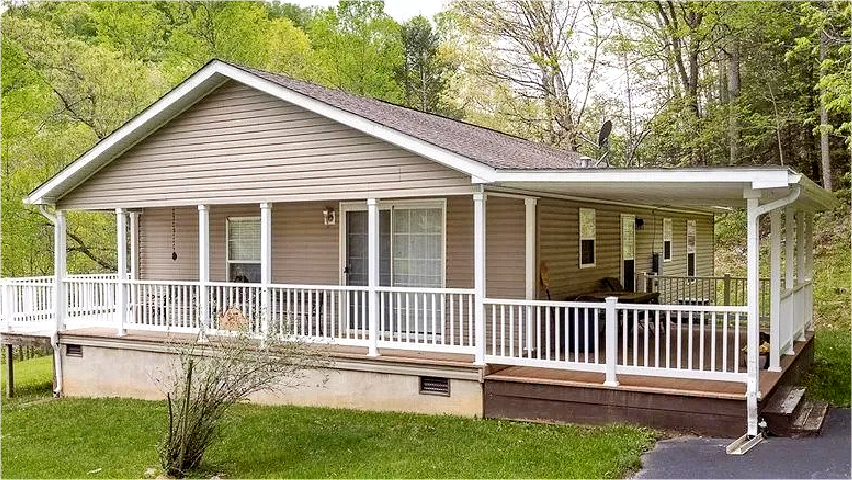 manufactured home with wrap around porch 4
