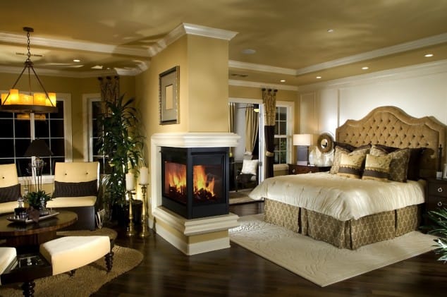 master bedroom with fireplace ideas 2