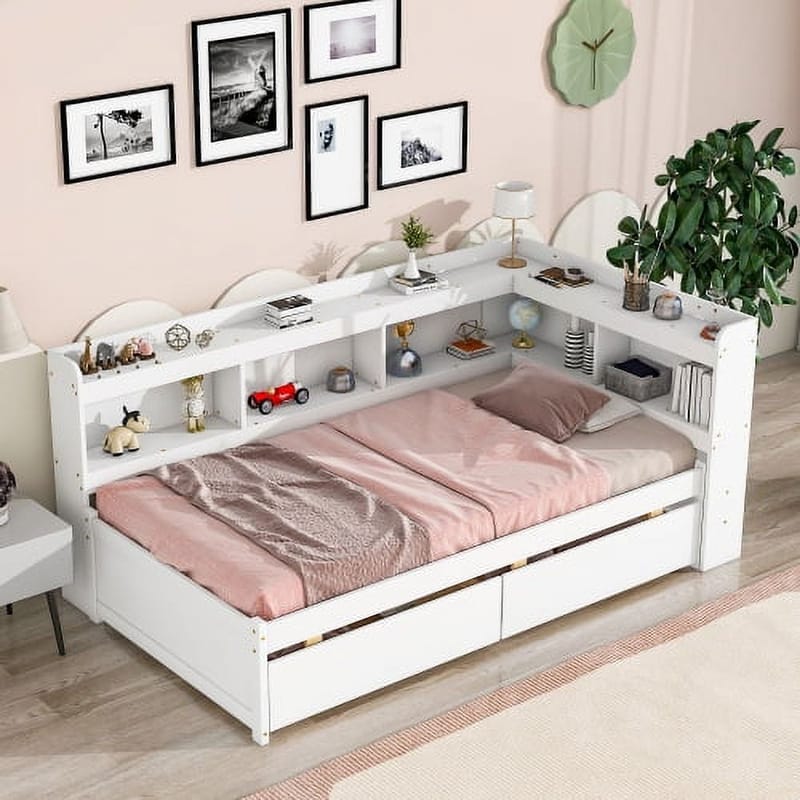 Maximizing Small Spaces The Genius of a Twin Bed with Built- 4