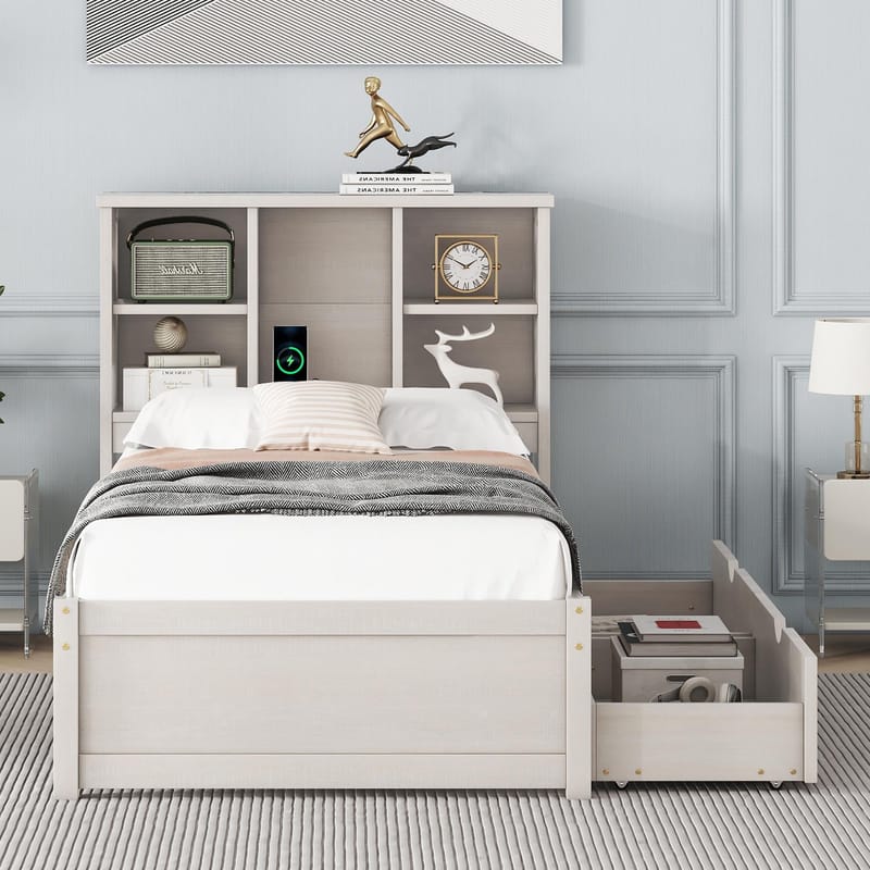 Maximizing Small Spaces The Genius of a Twin Bed with Built- 1