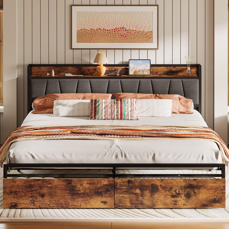 Maximizing Space and Style with Your California King Platform Bed Frame 2