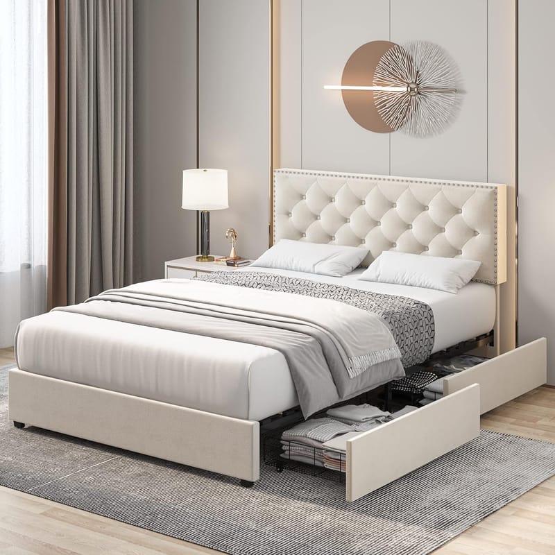 Maximizing Space Smartly Choosing a Queen Storage Platform Bed 5
