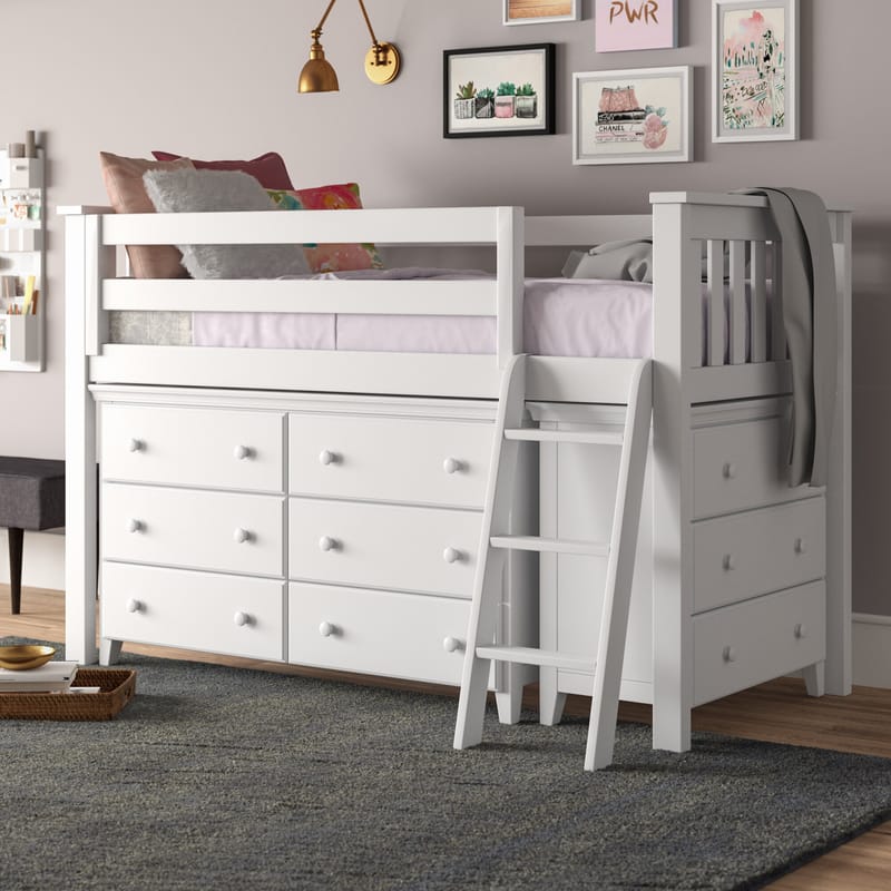 Maximizing Space The Smart Way Loft Beds with Integrated Dressers 1