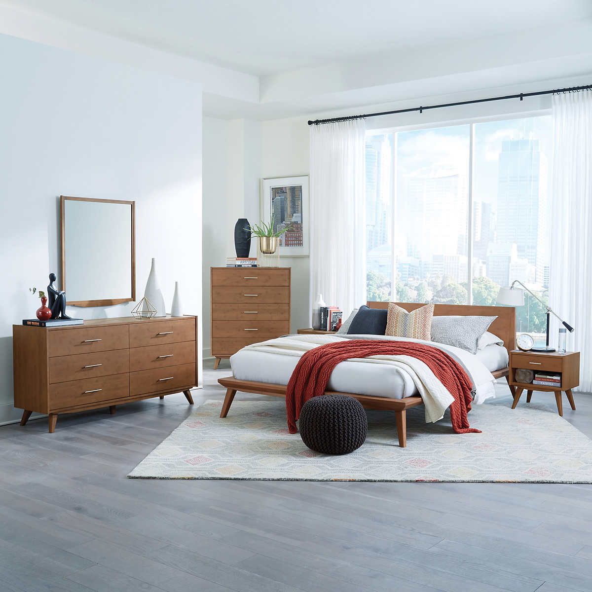 mid century bedroom set king 4