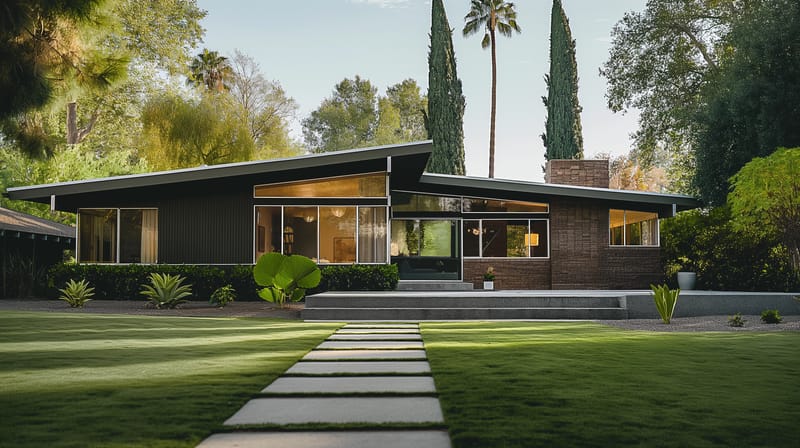mid century modern ranch style homes 4