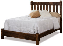 mission style king bed frame 4