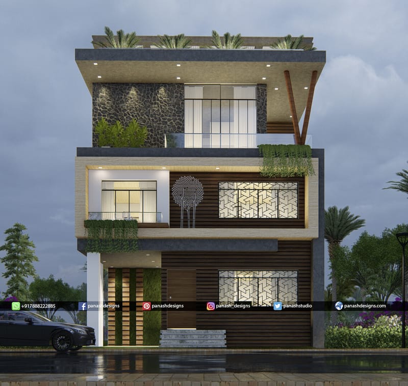modern 3 story house design 1