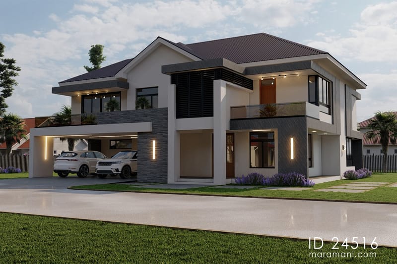 modern 4 bedroom house design 1