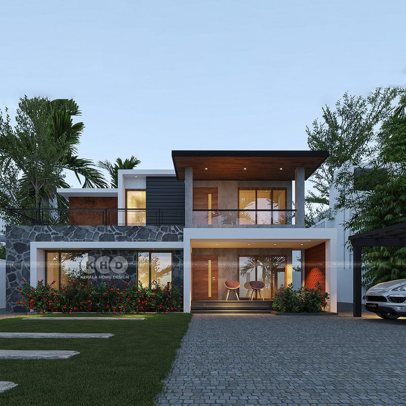 modern 4 bedroom house design 2