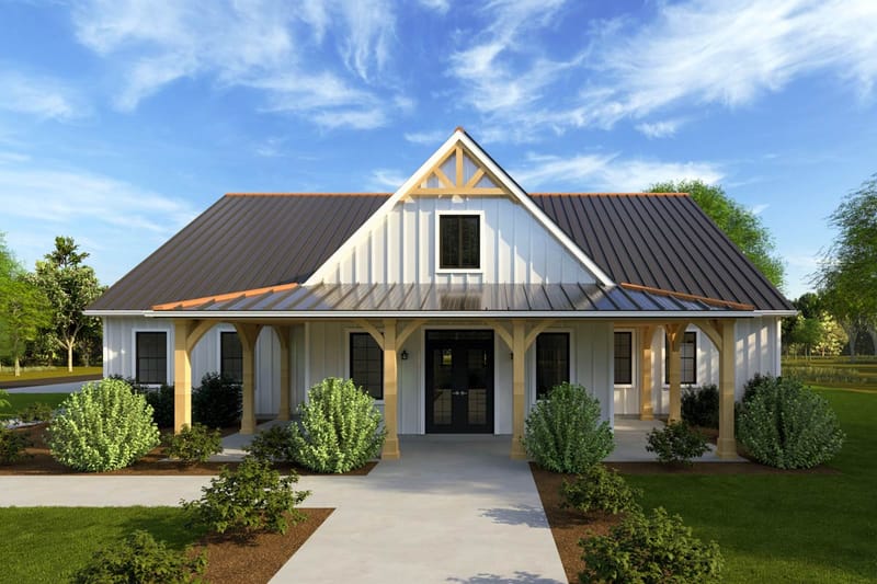 modern farmhouse plans with wrap around porch 1