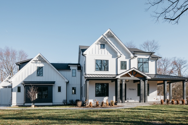 modern farmhouse with wrap around porch 4