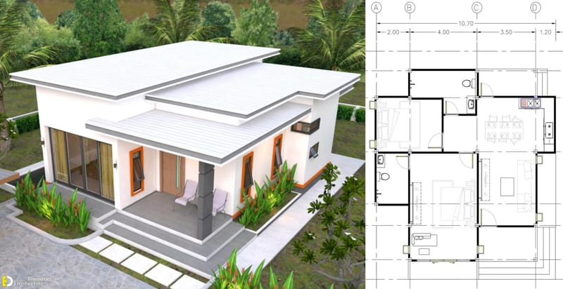 modern flat roof house plans 5