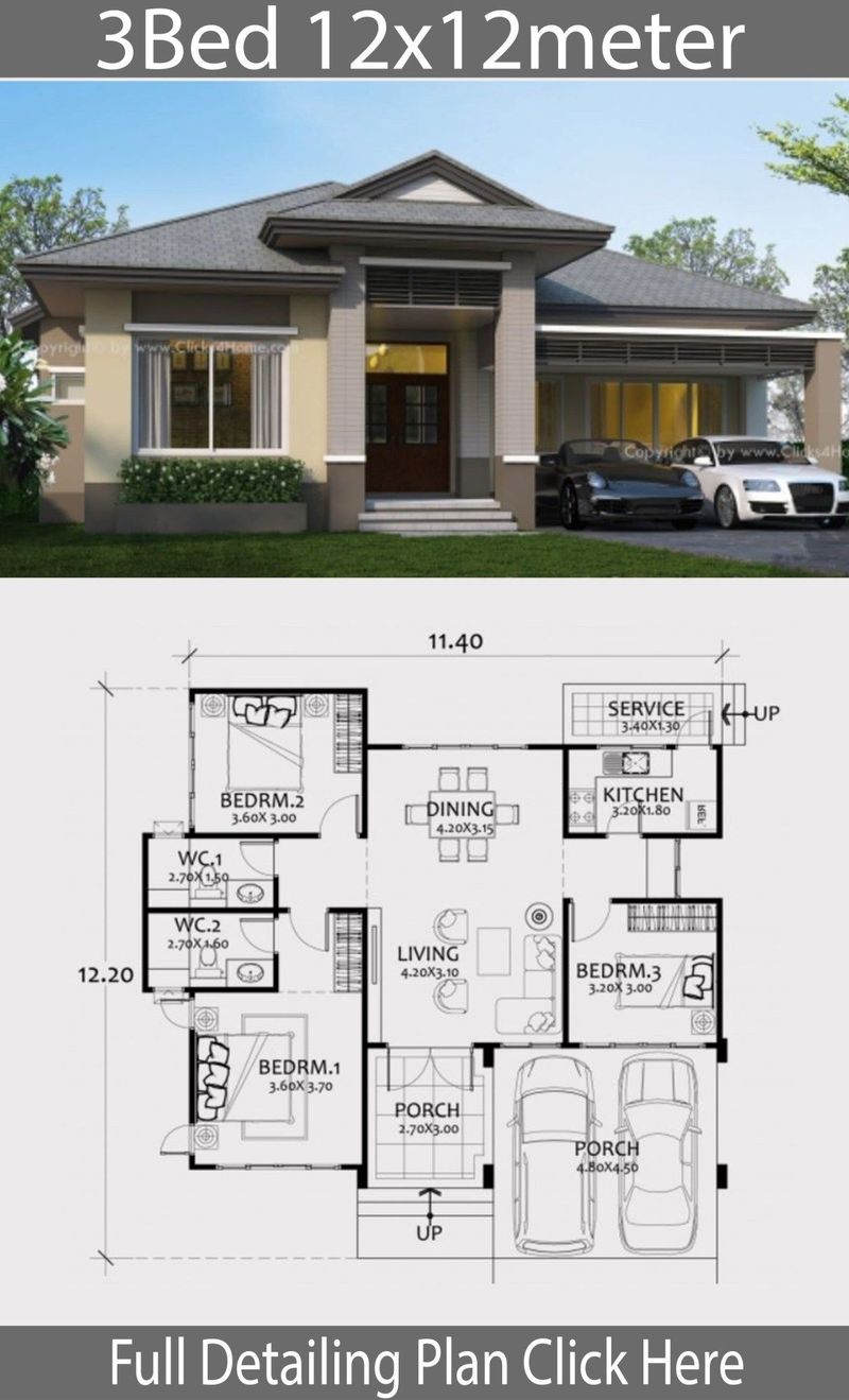 modern house plans 3 bedroom 1