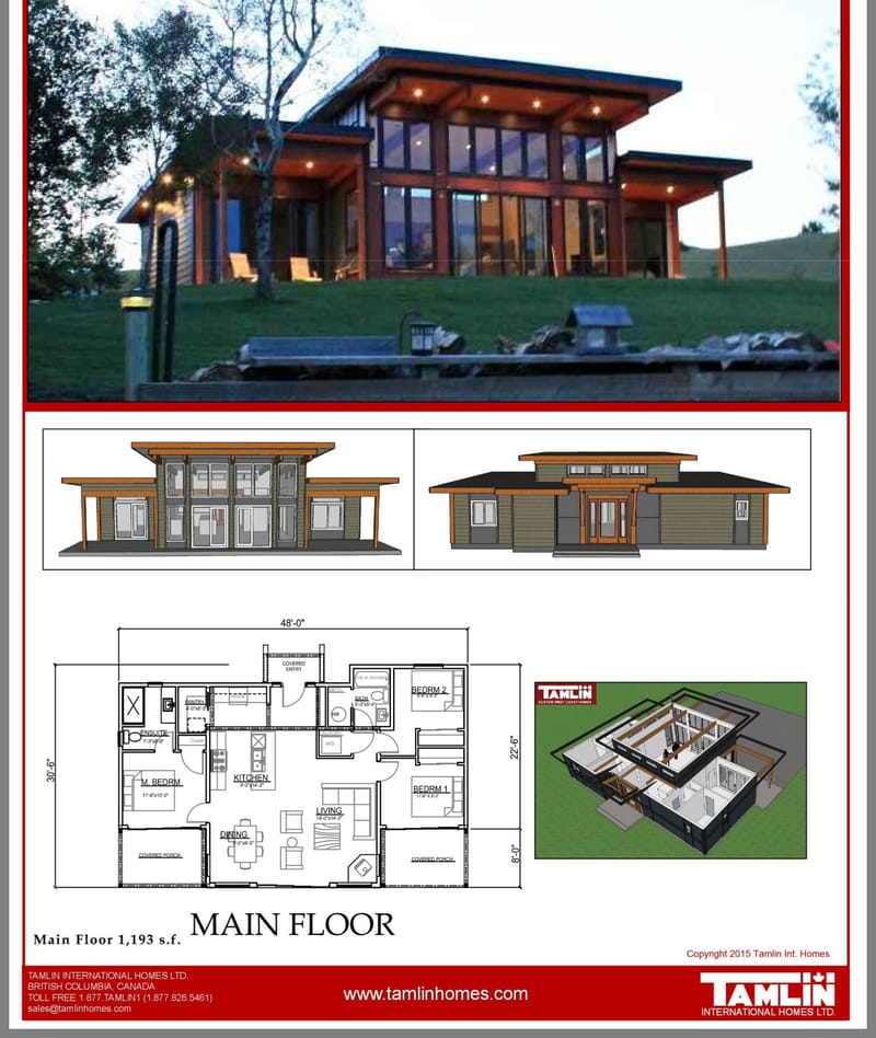 modern mountain home floor plans 1
