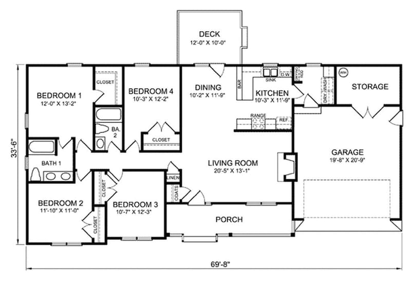 modern ranch style floor plans 5