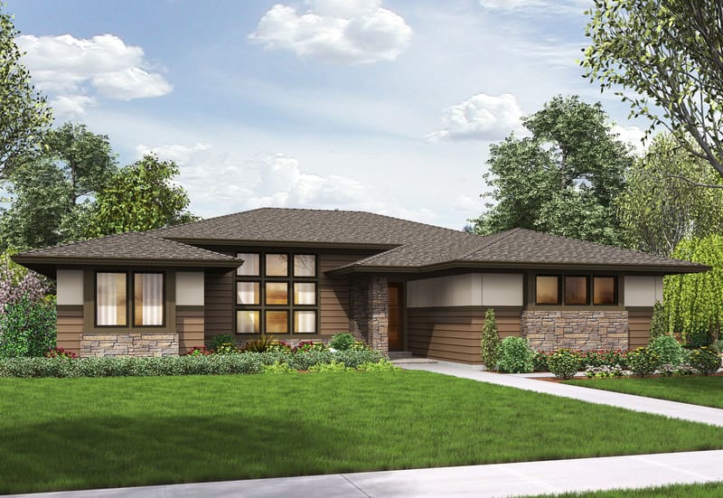 modern ranch style floor plans 1