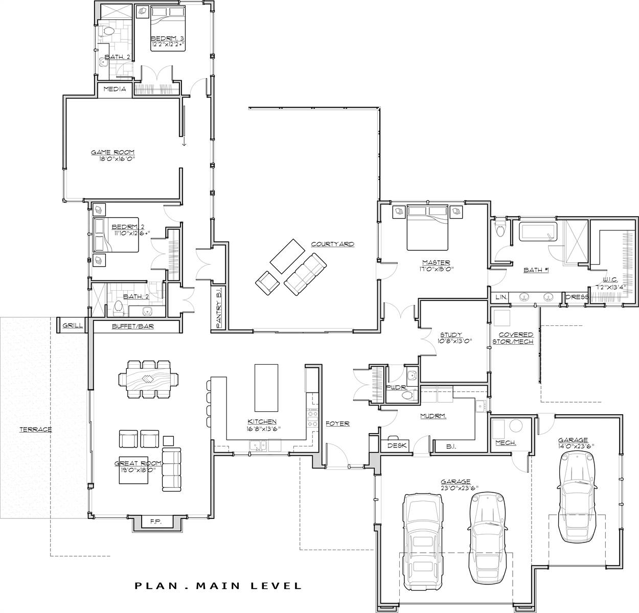 modern ranch style floor plans 4