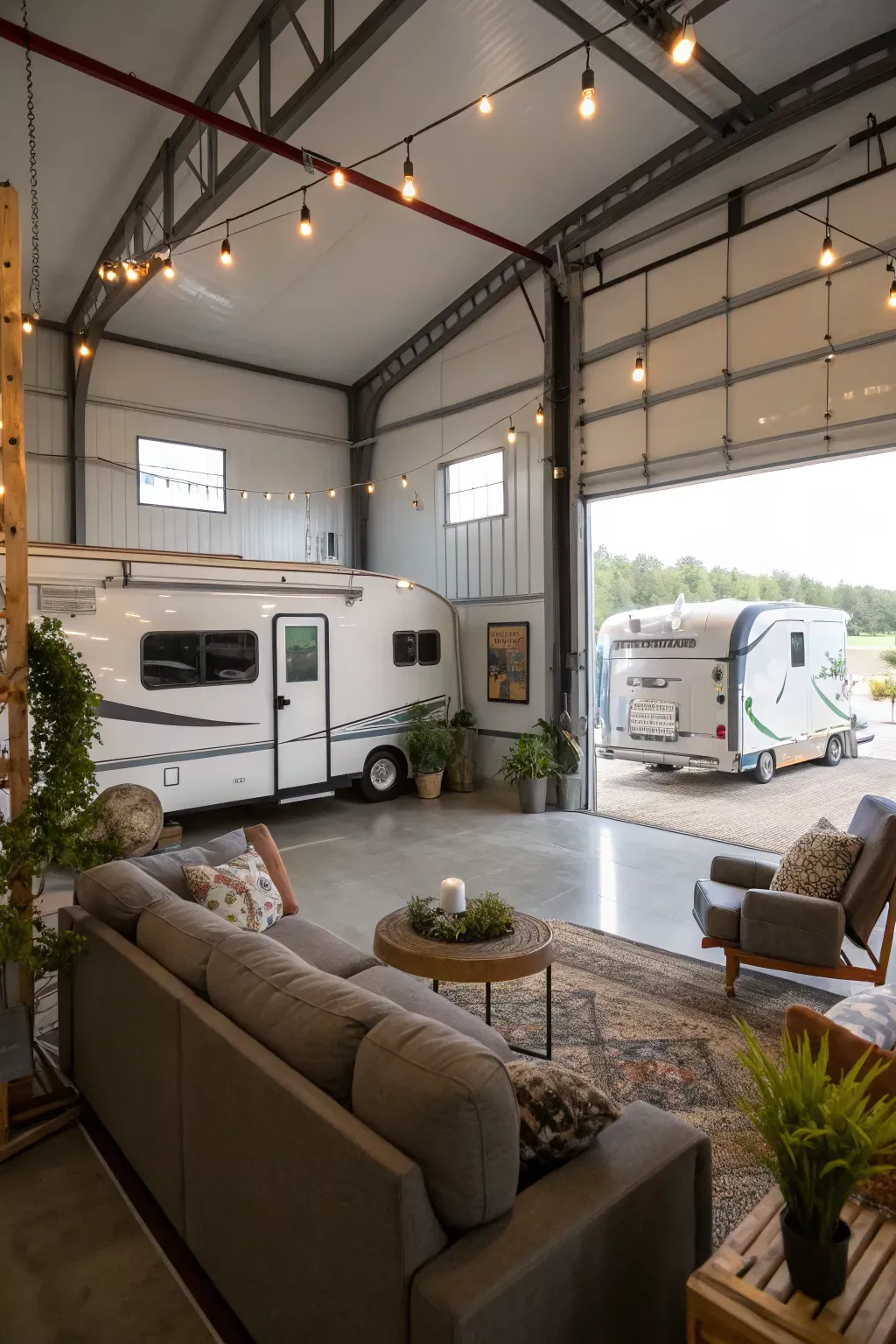 motorhome garage with living quarters 3