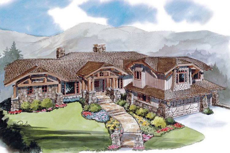 mountain house plans with a view 3