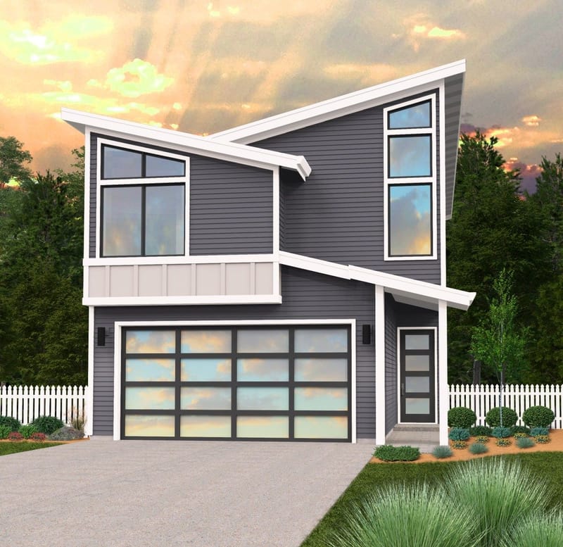 narrow lot 2 story house plans 4