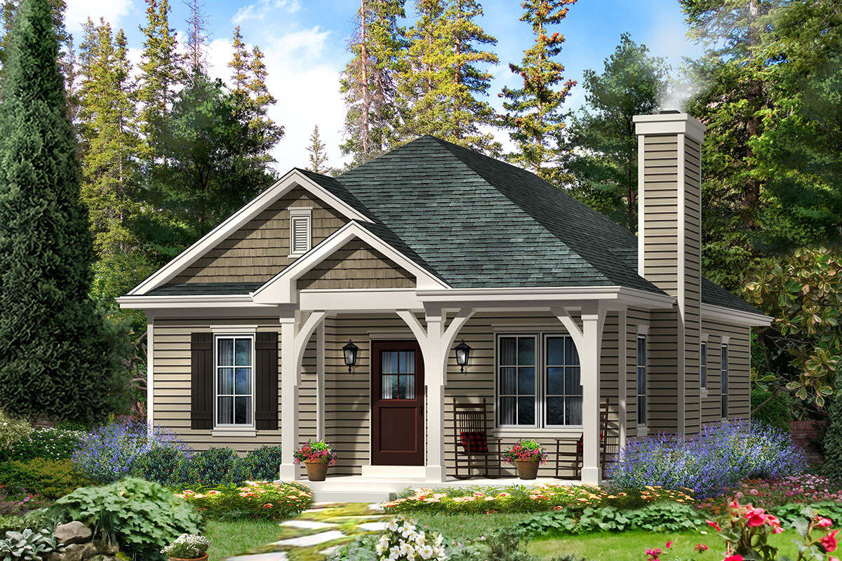narrow lot cottage house plans 4