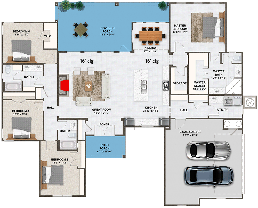 new american house floor plans 3