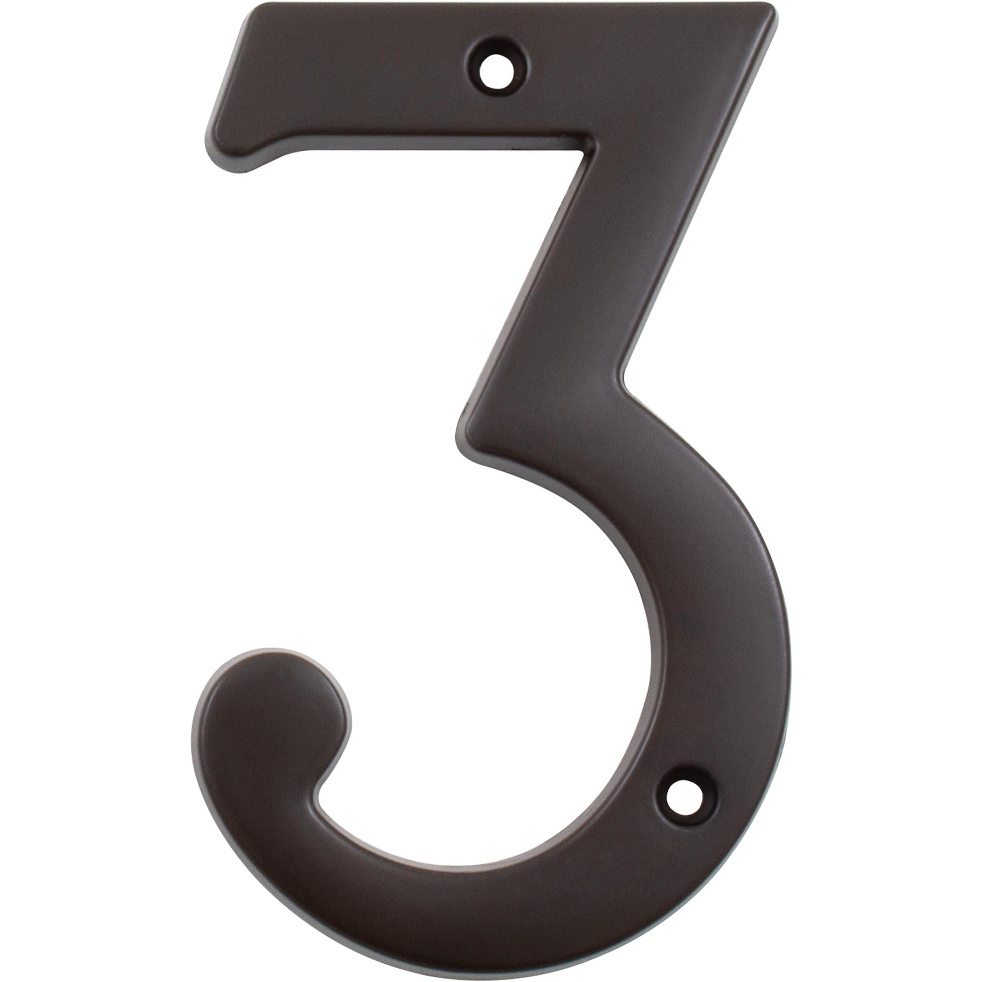 oil rubbed bronze house numbers 1