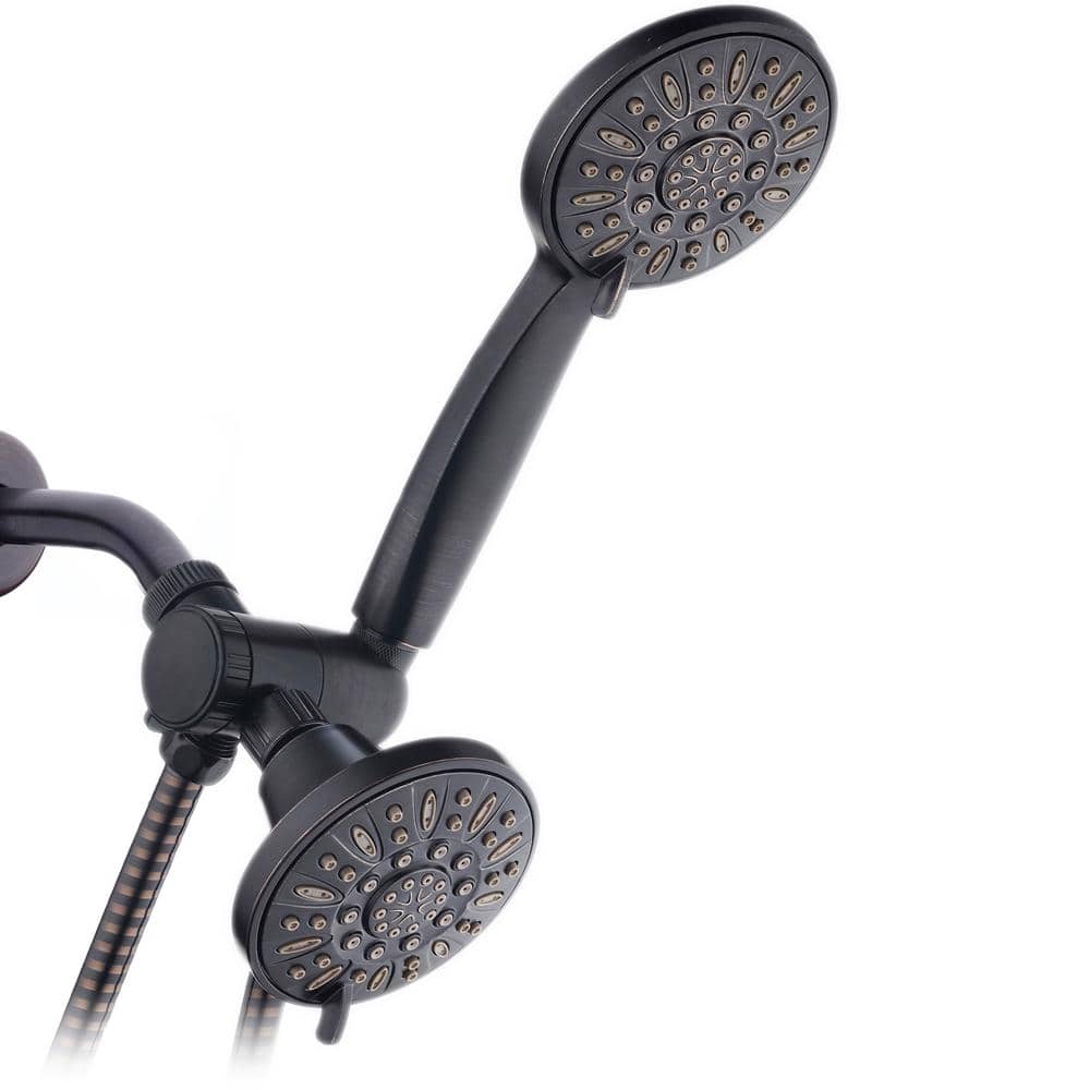 oil rubbed bronze shower head and handheld combo 3