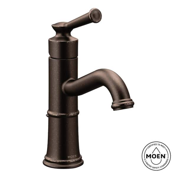 oil rubbed bronze single handle bathroom faucet 3
