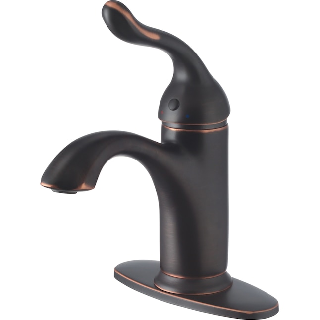 oil rubbed bronze single handle bathroom faucet 5