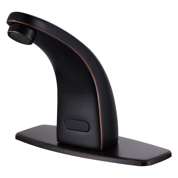 oil rubbed bronze single hole bathroom faucet 5