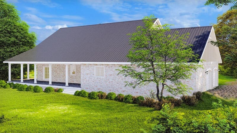 one level homes with wrap around porches 5