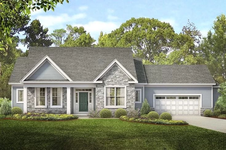 open concept ranch style house plans 5