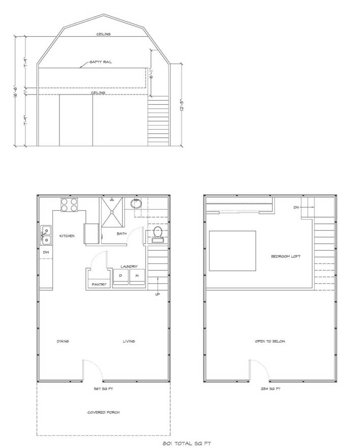 open floor plans with loft 3