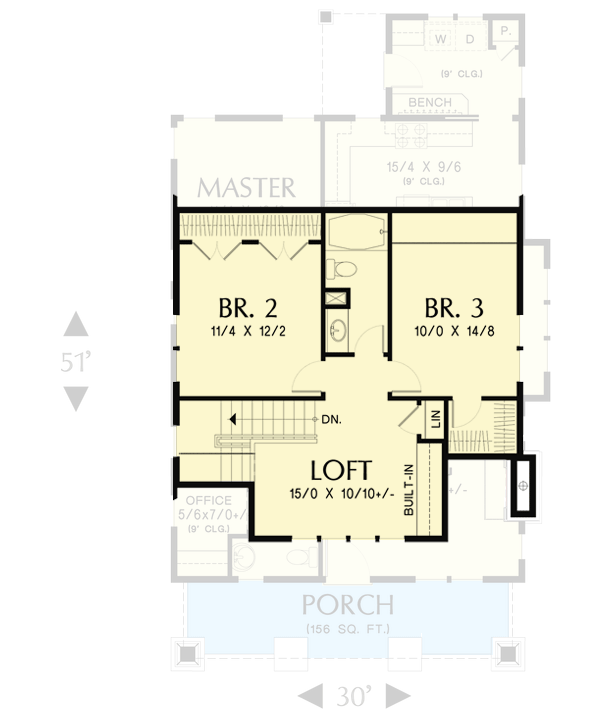 open floor plans with loft 4