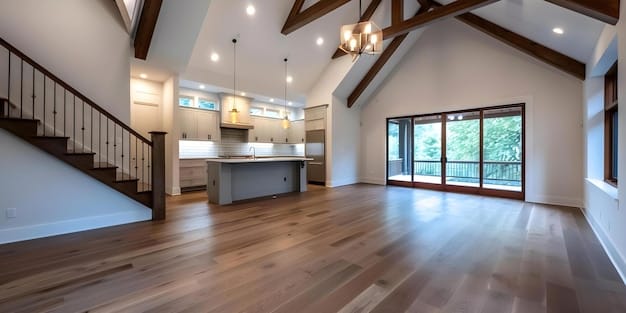 open floor plans with vaulted ceilings 3