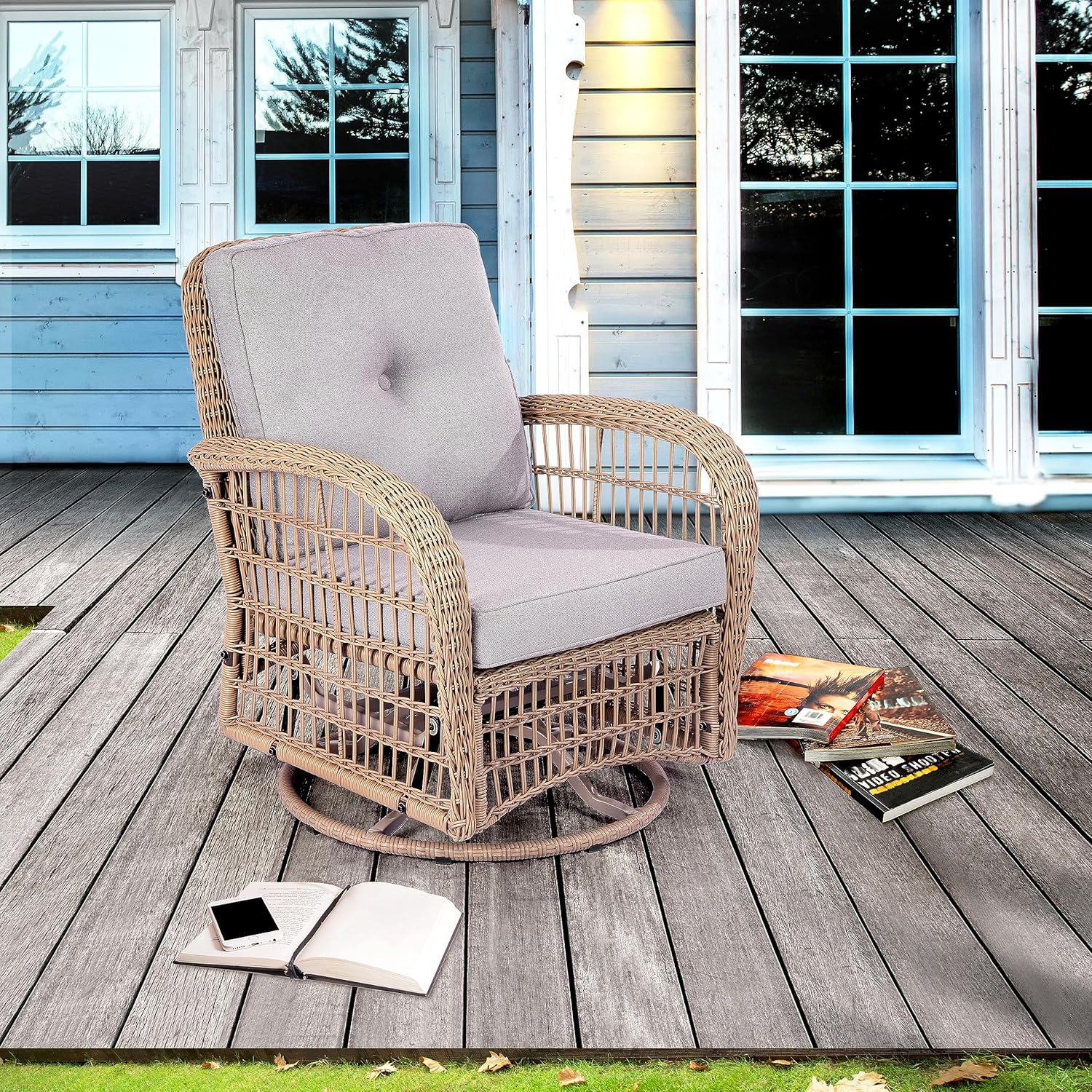 outdoor chairs that rock and swivel 2