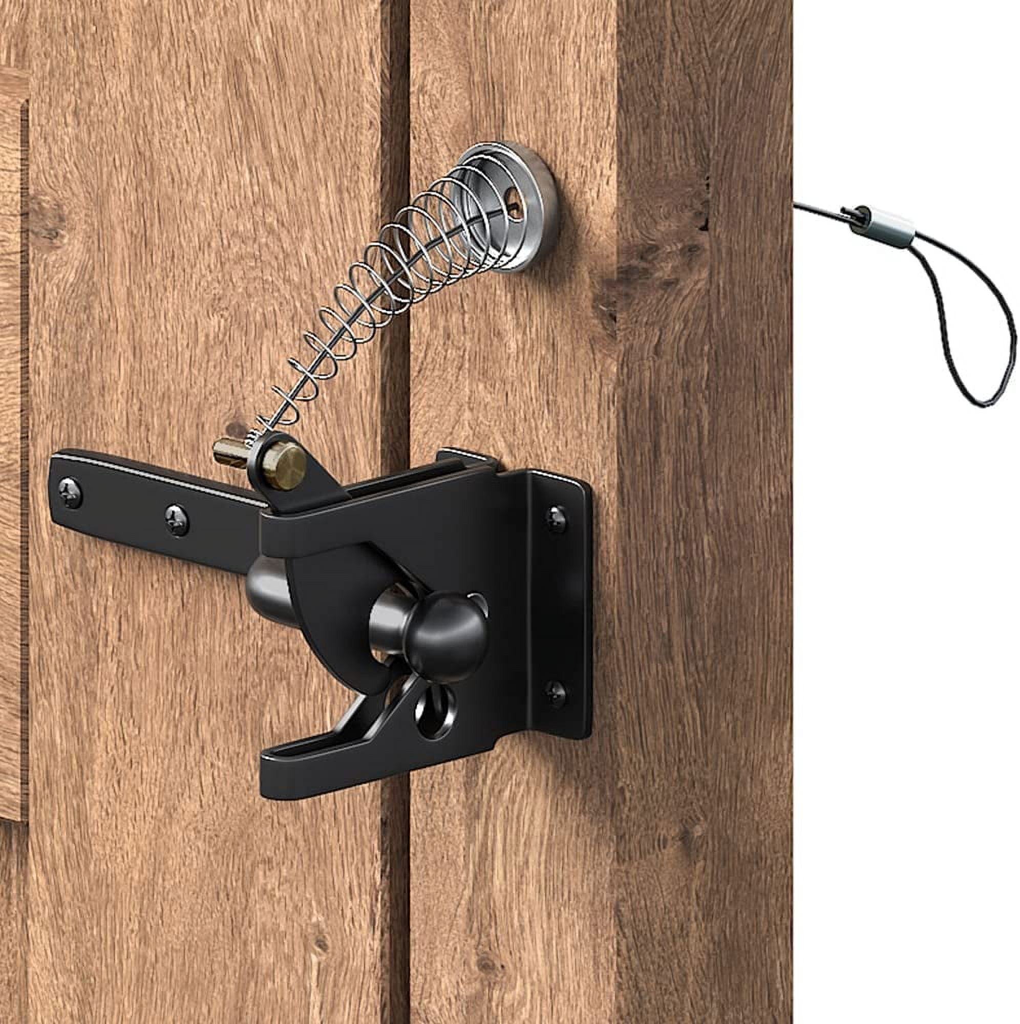 outdoor gate handle with lock 2