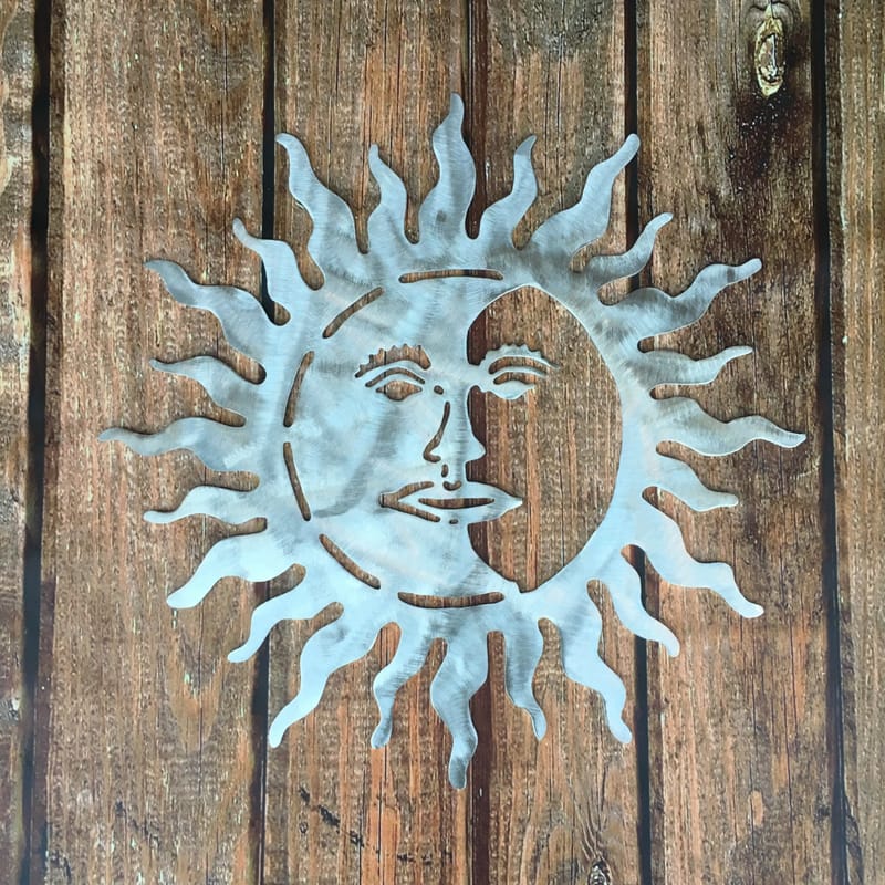 outdoor metal sun wall art 5