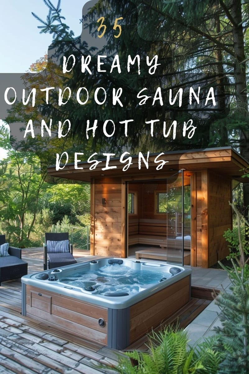 outdoor sauna hot tub combo 4
