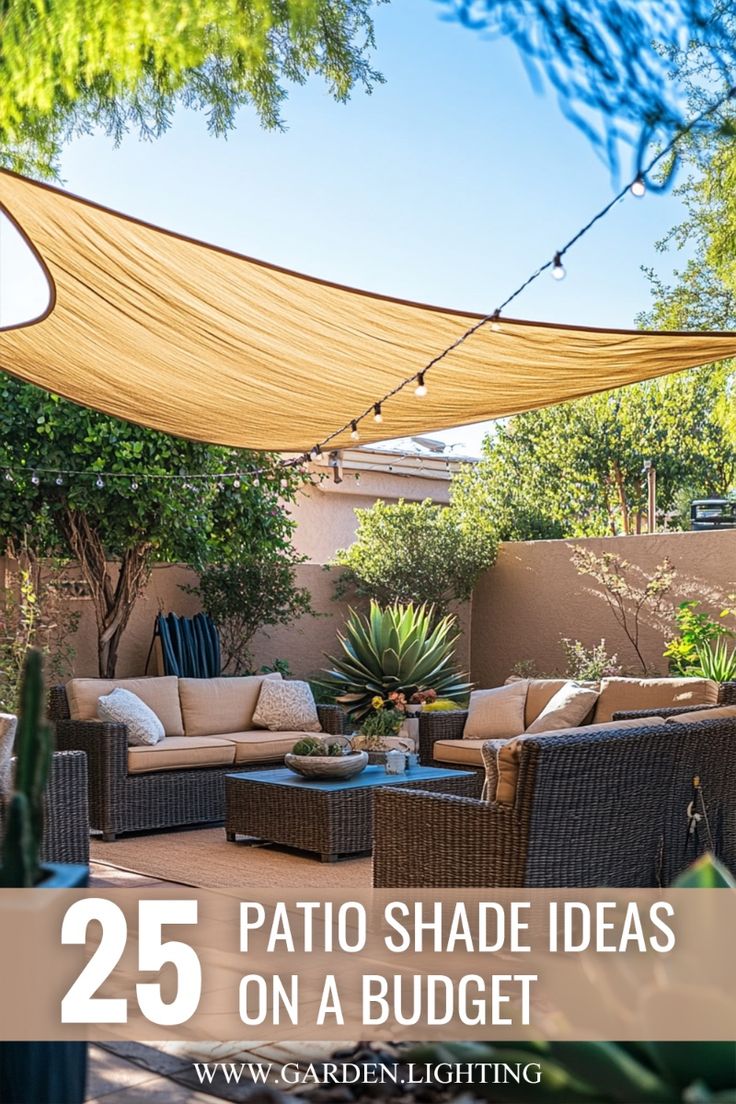 patio shade ideas on a budget 2